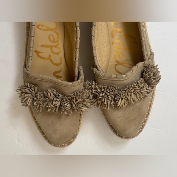 Sam Edelman Pre-Owned Women’s Taupe-Beige Issa Espadrille Ivory Size 8 - Picture 9 of 12